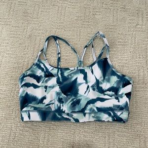 Gaiam black sports bra Large. Missing removable pads
